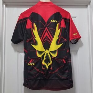 Louis Garneau Black /‎ Red Quarter Zip Cycling Jersey Men's M